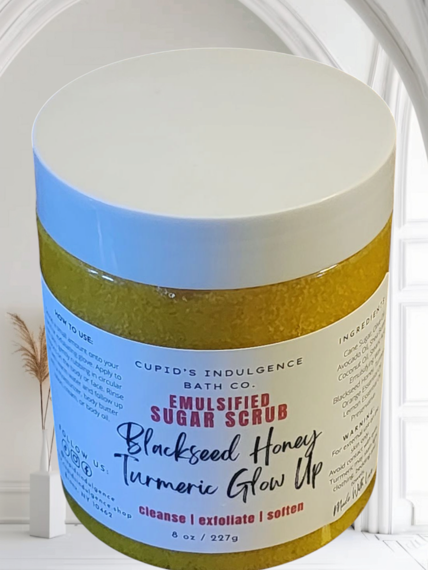 Turmeric Honey Sugar Scrub